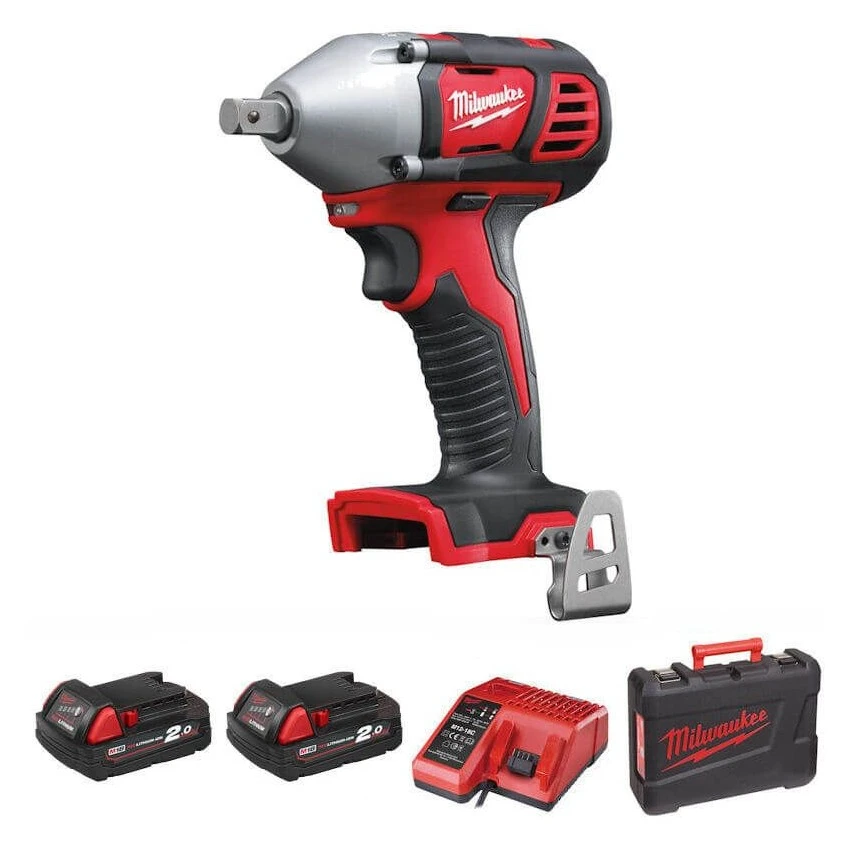 MILWAUKEE - M18 BIW12-202C Μπουλονόκλειδο Μπαταρίας 18V (2x2.0Ah) 3 MILWAUKEE - M18 BIW12-202C Μπουλονόκλειδο Μπαταρίας 18V (2x2.0Ah)