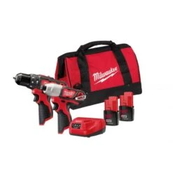 MILWAUKEE - M12 BPP2F-202B POWERPACK Σετ Εργαλείων Μπαταρίας 12V