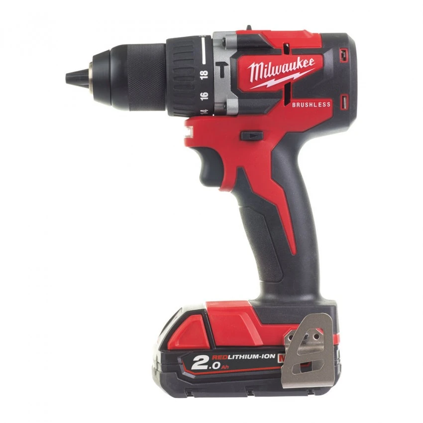 MILWAUKEE - M18™ CBLPD-202C Brushless Κρουστικό Δραπανοκατσάβιδο 18V (2x2.0Ah) 3 MILWAUKEE - M18™ CBLPD-202C Brushless Κρουστικό Δραπανοκατσάβιδο 18V (2x2.0Ah)
