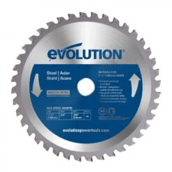 EVOLUTION - M185TCT-40CS Steelblade Δίσκος Κοπής Χάλυβα 185mm