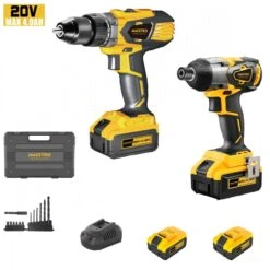 MAESTRO - MCK-20V KIT Σετ Κρουστικό Δραπανοκατσάβιδο & Παλμικό Κατσαβίδι 20V (2x4.0Ah)