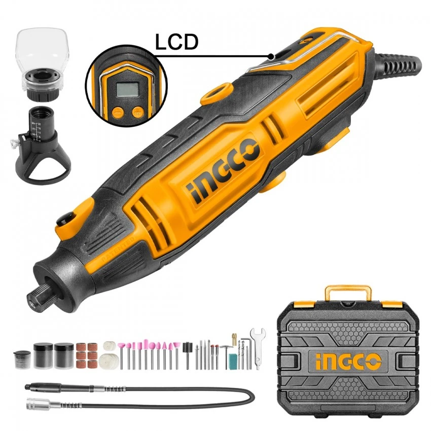 INGCO - MG2008 Μίνι Δράπανο Μοντελισμού με LCD 200W - 149 Τεμάχια 3 INGCO - MG2008 Μίνι Δράπανο Μοντελισμού με LCD 200W - 149 Τεμάχια