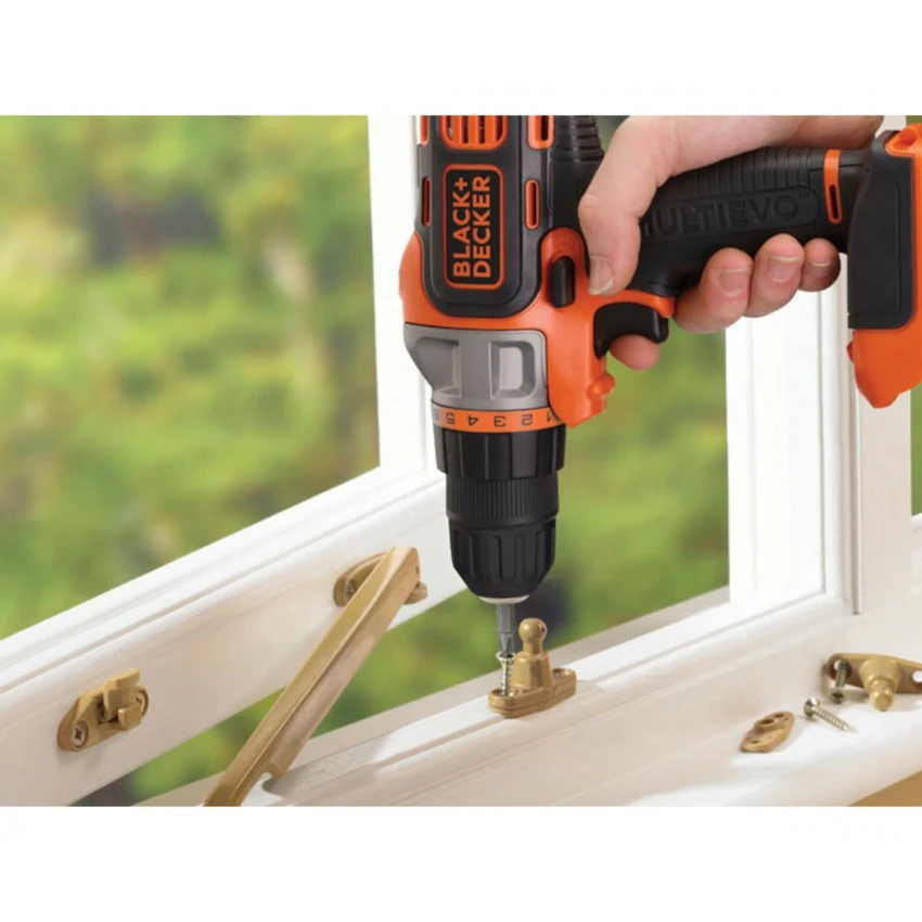 BLACK & DECKER - MT218K-QW Πολυεργαλείο Μπαταρίας 18V Με Κεφαλή Δραπανοκατσάβιδου 4 BLACK & DECKER - MT218K-QW Πολυεργαλείο Μπαταρίας 18V Με Κεφαλή Δραπανοκατσάβιδου - Image 2