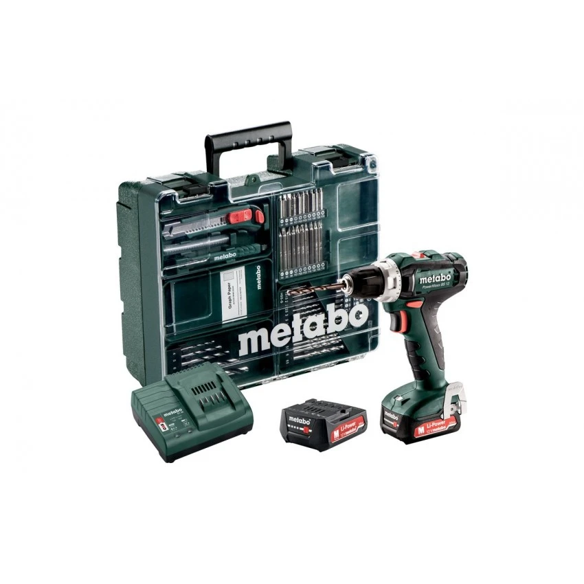 METABO - PowerMaxx BS 12 Set Δραπανοκατσάβιδο Μπαταρίας 12V 3 METABO - PowerMaxx BS 12 Set Δραπανοκατσάβιδο Μπαταρίας 12V