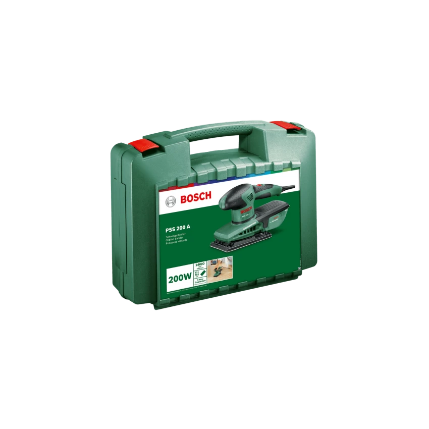 BOSCH ΕΡΑΣΙΤΕΧΝΙΚΑ - PSS 200 A Παλμικό Τριβείο 125W 4 BOSCH ΕΡΑΣΙΤΕΧΝΙΚΑ - PSS 200 A Παλμικό Τριβείο 125W - Image 2