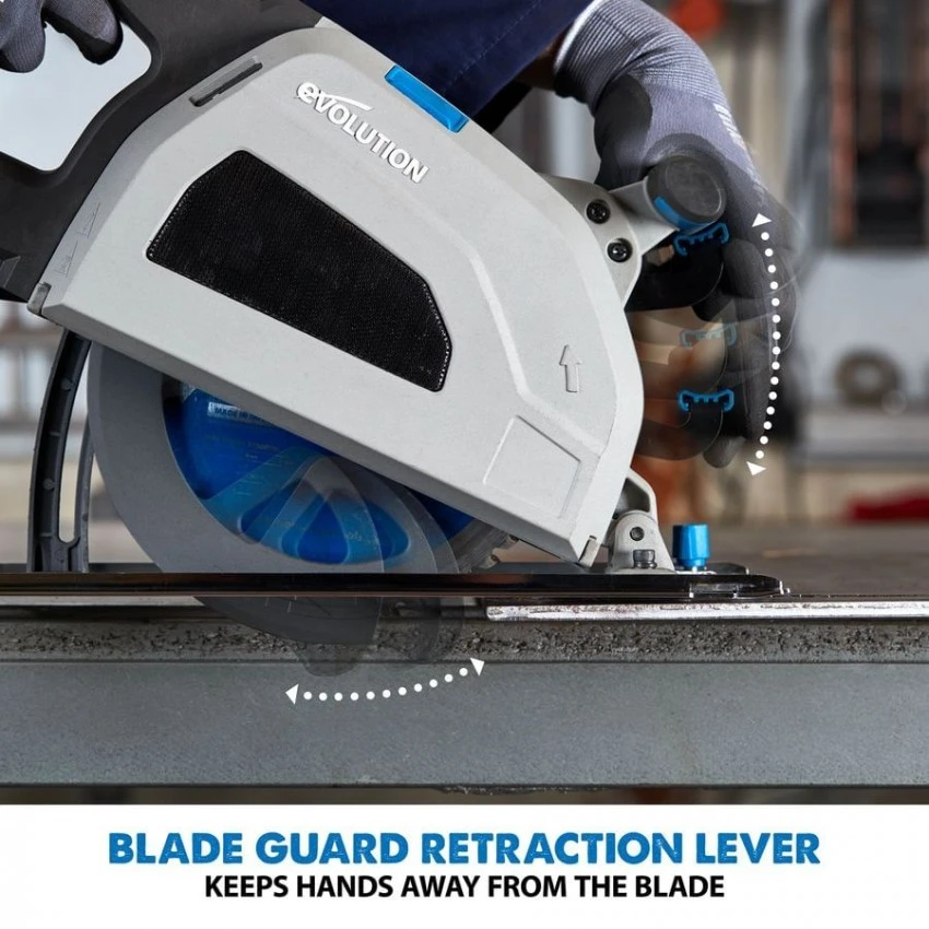 EVOLUTION - S210 CCS Δισκοπρίονο Μετάλλων 1800W με Συλλέκτη Ρινισμάτων 4 EVOLUTION - S210 CCS Δισκοπρίονο Μετάλλων 1800W με Συλλέκτη Ρινισμάτων - Image 2