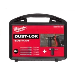MILWAUKEE - Σετ Τρυπάνια SDS Plus με Εξαγωγή Σκόνης 5 MILWAUKEE - Σετ Τρυπάνια SDS Plus με Εξαγωγή Σκόνης -Ergalia Κατάστημα sds plus 1 1