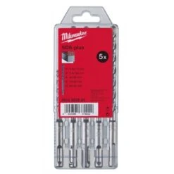 MILWAUKEE - Σετ Τρυπάνια SDS-Plus 2 κοπών - 5 τεμ., 5.5 X 110, 5.5/6/7/8/10 X 160 Mm