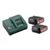 METABO - Set Φόρτισης 12V Φορτιστής SC 30 + 2x2.0Ah μπαταρίες Li-Power