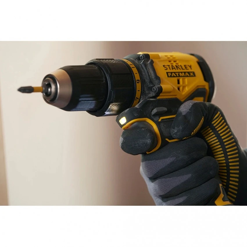 STANLEY - SFMCD710C2K-QW FATMAX® V20 BRUSHLESS 18V Δραπανοκατσάβιδο (2x1.5Ah) 4 STANLEY - SFMCD710C2K-QW FATMAX® V20 BRUSHLESS 18V Δραπανοκατσάβιδο (2x1.5Ah) - Image 2