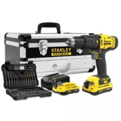 STANLEY - SFMCD711D2F-QW FATMAX® V20 Σετ Κρουστικό Δραπ/δο 18V με 50 εξαρτήματα (2x2.0Ah)