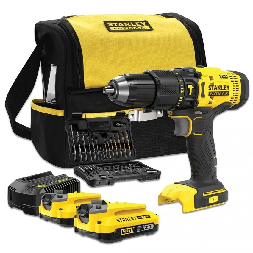 STANLEY - SFMCD711DSA-QW FATMAX® V20 Σετ Κρουστικό Δραπ/δο 18V με 50 εξαρτήματα (2x2.0Ah) 3 STANLEY - SFMCD711DSA-QW FATMAX® V20 Σετ Κρουστικό Δραπ/δο 18V με 50 εξαρτήματα (2x2.0Ah)