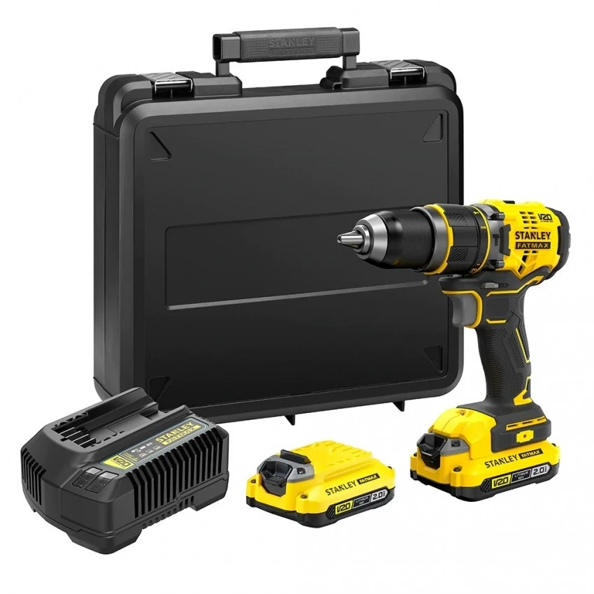 STANLEY - SFMCD721D2K-QW FATMAX® V20 BRUSHLESS 18V Κρουστικό Δραπ/δο (2x2.0Ah) 3 STANLEY - SFMCD721D2K-QW FATMAX® V20 BRUSHLESS 18V Κρουστικό Δραπ/δο (2x2.0Ah)