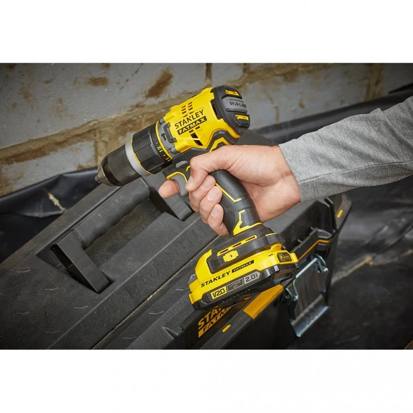 STANLEY - SFMCD721D2K-QW FATMAX® V20 BRUSHLESS 18V Κρουστικό Δραπ/δο (2x2.0Ah) 4 STANLEY - SFMCD721D2K-QW FATMAX® V20 BRUSHLESS 18V Κρουστικό Δραπ/δο (2x2.0Ah) - Image 2