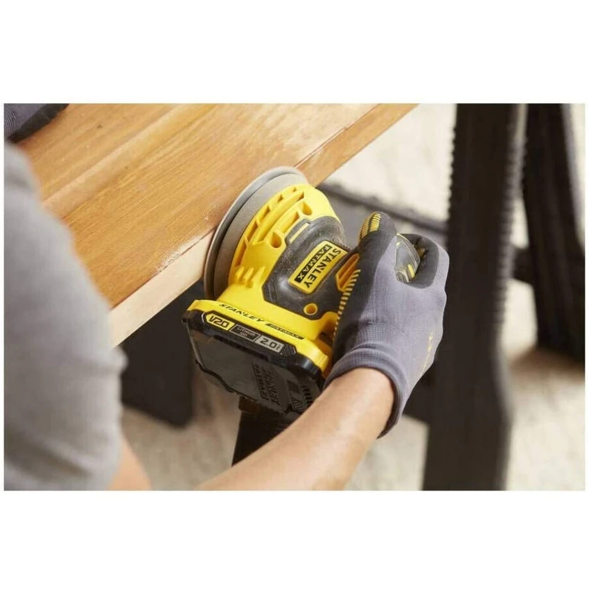 STANLEY - SFMCW220D1S-QW FATMAX® V20 18V Έκκεντρο Περιστροφικό Τριβείο (1x2.0Ah) 4 STANLEY - SFMCW220D1S-QW FATMAX® V20 18V Έκκεντρο Περιστροφικό Τριβείο (1x2.0Ah) - Image 2
