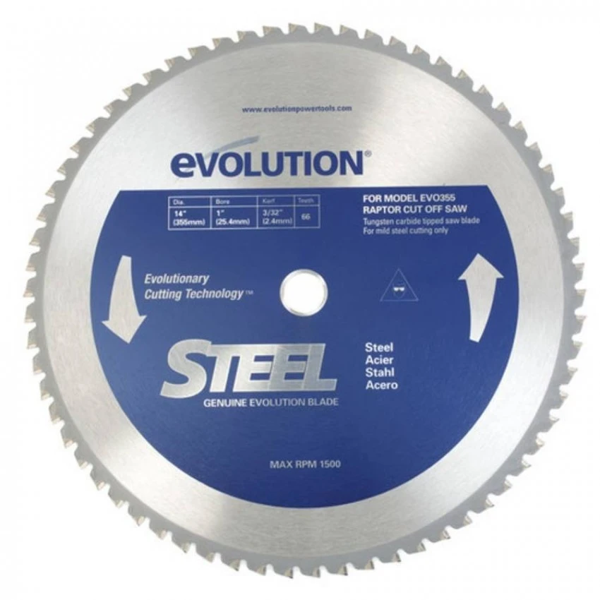 EVOLUTION - Steel Blade Δίσκος Κοπής 355mm 3 EVOLUTION - Steel Blade Δίσκος Κοπής 355mm