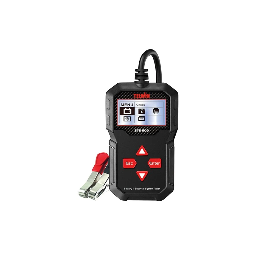TELWIN - STS600 BATTERY TESTER Ψηφιακός Eλεγκτής Μπαταρίας 12V 3 TELWIN - STS600 BATTERY TESTER Ψηφιακός Eλεγκτής Μπαταρίας 12V