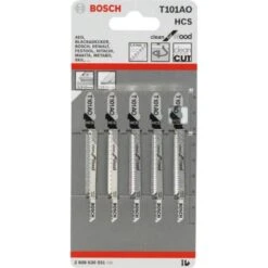 BOSCH - T101AO Πριονόλαμα Σέγας Σετ 5 τμχ