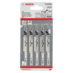 BOSCH - T101B Πριονόλαμα Σέγας Ξύλου Σετ 5 τμχ