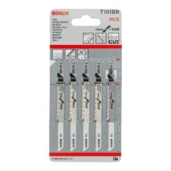 BOSCH - T101BR Πριονόλαμες Σέγας Ξύλου Σετ 5 Τεμαχίων