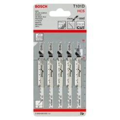 BOSCH - T101D Πριονόλαμα Σέγας Ξύλου Σετ 5 Τεμαχίων