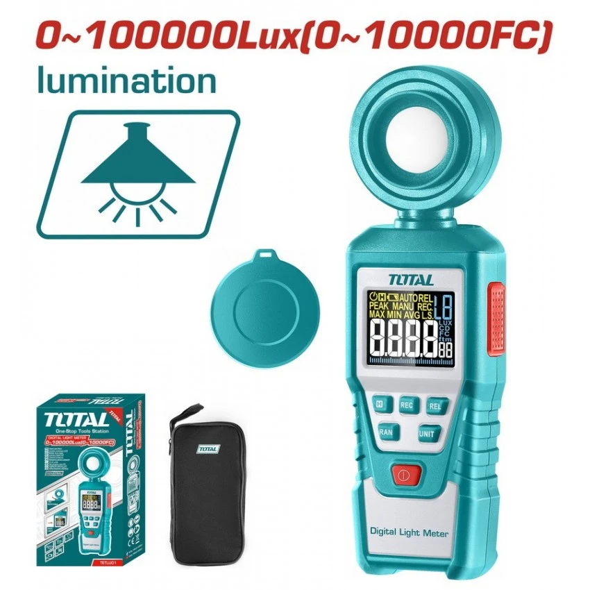 TOTAL - TETLU01 Ψηφιακός Μετρητής Τάσης Φωτός 3 TOTAL - TETLU01 Ψηφιακός Μετρητής Τάσης Φωτός