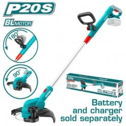 TOTAL - TGTLI20328 Θαμνοκοπτικό Μπαταρίας 20V (Solo)