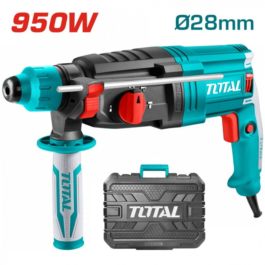 TOTAL - TH309288 Πιστολέτο Περιστροφικό SDS-PLUS 950W 3 TOTAL - TH309288 Πιστολέτο Περιστροφικό SDS-PLUS 950W