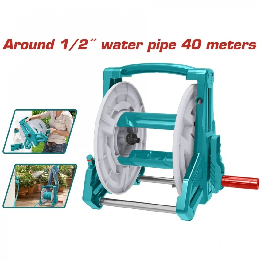 TOTAL - THHR40122 Φορητή Ανέμη Λάστιχου Ποτίσματος 1/2" 40m 3 TOTAL - THHR40122 Φορητή Ανέμη Λάστιχου Ποτίσματος 1/2" 40m