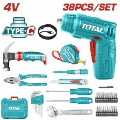 TOTAL - THKTHP10386 Σετ Κατσαβίδι 4V - 38 Τεμάχια