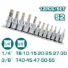 TOTAL - THT1438121 Σετ Καρυδάκια Torx 1/4" & 3/8" - 12 Τεμάχια 2 TOTAL - THT1438121 Σετ Καρυδάκια Torx 1/4" & 3/8" - 12 Τεμάχια -Ergalia Κατάστημα tht1438121