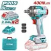TOTAL - TIWLI2040E Μπουλονόκλειδο Μπαταρίας 20V (2x2.0Ah) -Ergalia Κατάστημα tiwli2040e