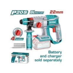 TOTAL - TRHLI20208 Πιστολέτο Μπαταρίας SDS-PLUS 20V (Solo)