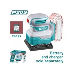 TOTAL - TSHSLI2014 Παλμικό Τριβείο Χούφτας Μπαταρίας 110mmx100mm 20V (Solo)