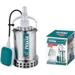 TOTAL - TWP69001 Υποβρύχια Αντλία INOX Ομβρίων Υδάτων 900W