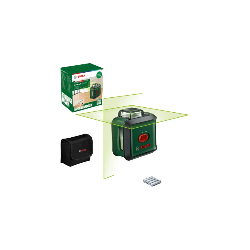 BOSCH ΕΡΑΣΙΤΕΧΝΙΚΑ - UniversalLevel 360 Λέιζερ Διασταυρούμενων Ακτίνων Πράσινης Δέσμης 4 BOSCH ΕΡΑΣΙΤΕΧΝΙΚΑ - UniversalLevel 360 Λέιζερ Διασταυρούμενων Ακτίνων Πράσινης Δέσμης - Image 2