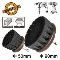 INGCO - WCBH1235 Σετ Βούρτσες Καθαρισμού Δράπανου 2 Τεμάχια (Σκληρές)